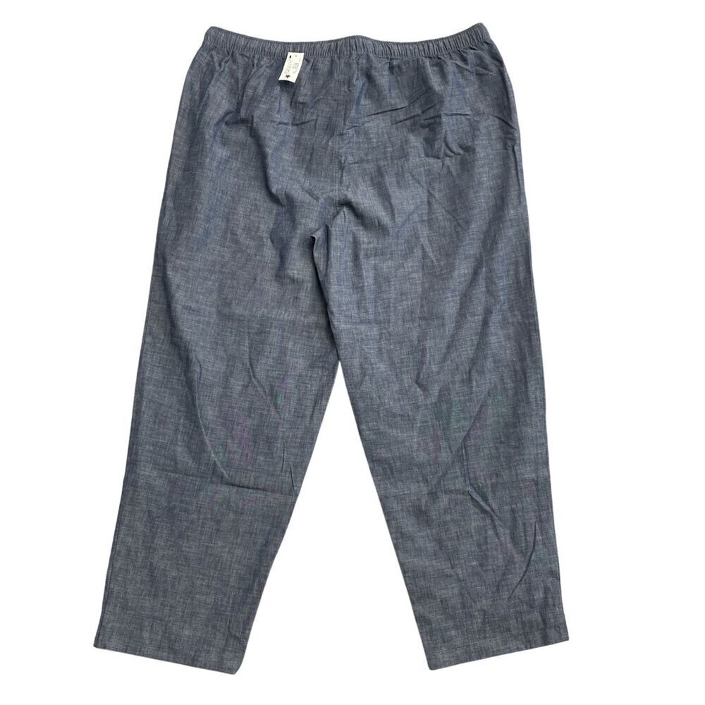 NEW Lands' End Men's XXL Chambray Pajama Pants - Picture 2 of 5